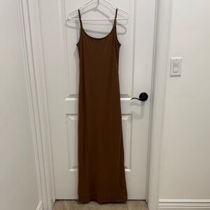 Chic Brown Maxi Dress
